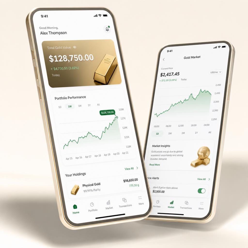 DigiGold App Interface